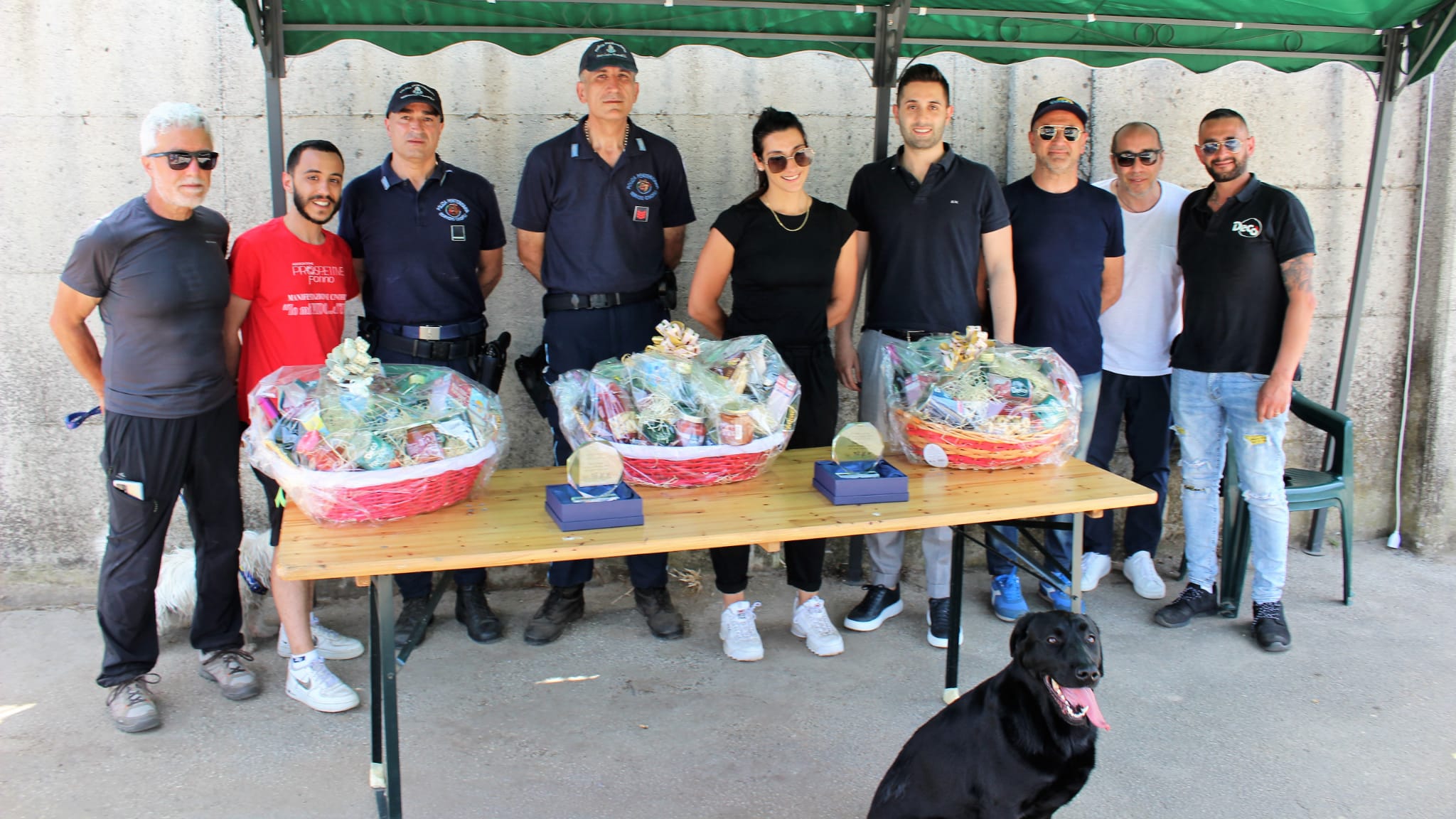 Contrasto alla droga, lezioni di sensibilizzazione dei Cinofili della Penitenziaria di Avellino. FOTO
