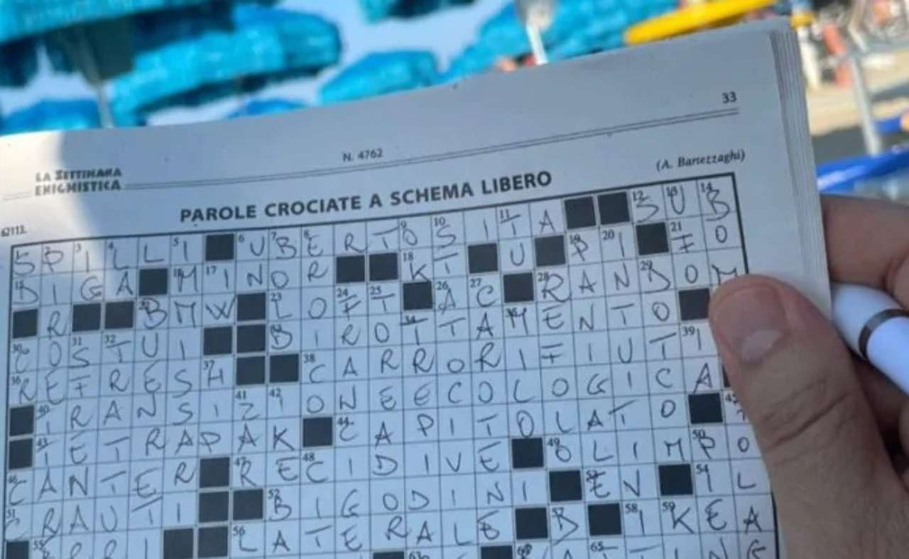 c è quello ondulato cruciverba