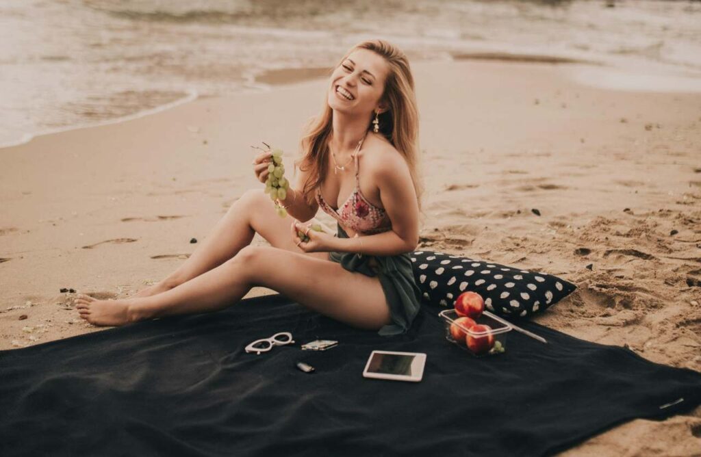 mangiare spiaggia